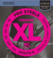 Купить струны DAddario XL ProSteels Bass 6-String 30-130  по цене от 1623 грн.
