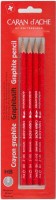 Купить карандаши Caran dAche Set of 4 Grafik Edelweis Red  по цене от 150 грн.
