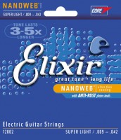 Купить струни Elixir Electric Nanoweb Super Light 9-42: цена от 645 грн.