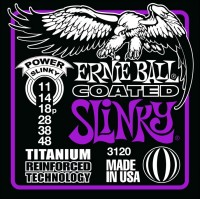 Купить струны Ernie Ball Slinky RPS Coated Titanium 11-48: цена от 559 грн.