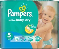 Купить подгузники Pampers Active Baby-Dry 5 (/ 36 pcs) по цене от 551 грн.