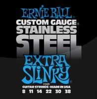 Купить струни Ernie Ball Slinky Stainless Steel 8-38: цена от 319 грн.