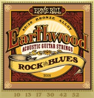 Купить струны Ernie Ball Earthwood 80/20 Bronze 10-52: цена от 430 грн.