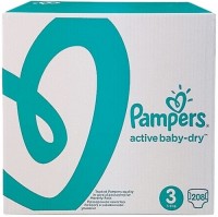 Купить подгузники Pampers Active Baby-Dry 3 (/ 208 pcs) по цене от 1256 грн.