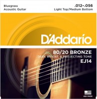 Купить струны DAddario 80/20 Bronze 12-56  по цене от 337 грн.