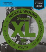 Купить струны DAddario XL Nickel Wound 11-56  по цене от 358 грн.
