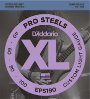 Купить струны DAddario XL ProSteels Bass 40-100  по цене от 1066 грн.
