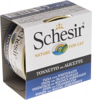 Купить корм для кошек Schesir Adult Canned Tuna/Whitebaits in Jelly 85 g: цена от 84 грн.