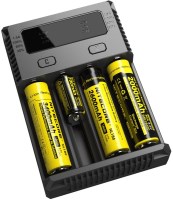 Купити зарядка для акумуляторної батарейки Nitecore Intellicharger NEW i4  за ціною від 719 грн.