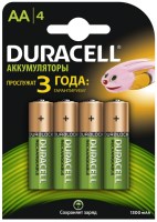 Купить аккумулятор / батарейка Duracell 4xAA 1300 mAh: цена от 396 грн.