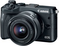 Купить фотоаппарат Canon EOS M6 kit 18-55  по цене от 39322 грн.