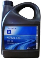 Купить моторное масло GM Motor Oil 10W-40 4L: цена от 696 грн.