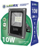 Купить прожектор / светильник LEDEX 10W SMD Slim Standart 102324  по цене от 116 грн.