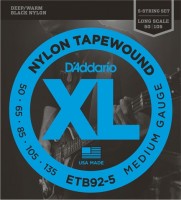 Купить струны DAddario XL Nylon Tapewound Bass 5-String 50-135: цена от 3198 грн.