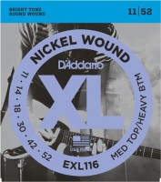 Купить струны DAddario XL Nickel Wound 11-52: цена от 358 грн.