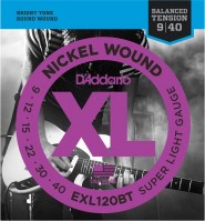 Купить струны DAddario XL Nickel Wound 9-40: цена от 325 грн.