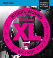 Купить струны DAddario XL Nickel Wound Bass 45-107: цена от 1072 грн.