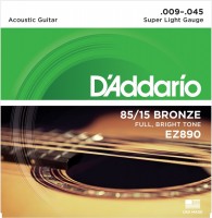 Купить струны DAddario 85/15 Bronze 9-45  по цене от 278 грн.