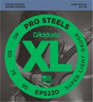 Купить струны DAddario XL ProSteels Bass 40-95  по цене от 1116 грн.