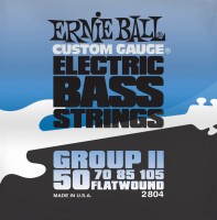 Купить струны Ernie Ball Flatwound Group II Bass 50-105  по цене от 2161 грн.