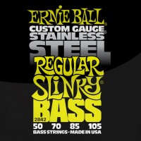 Купить струны Ernie Ball Slinky Stainless Steel Bass 50-105  по цене от 894 грн.