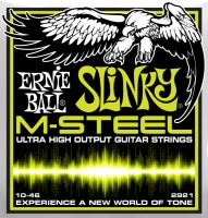Купити струни Ernie Ball Slinky M-Steel 10-46  за ціною від 729 грн.