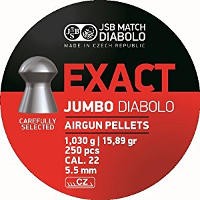 Купить пули и патроны JSB Diablo Jumbo Straton 5.5 mm 1.03 g 250 pcs  по цене от 387 грн.