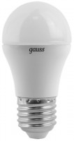 Купить лампочка Gauss LED G45 6.5W 4100K E27 105102207  по цене от 62 грн.