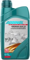 Купить моторное масло Addinol Premium 0540 C3 5W-40 1L  по цене от 430 грн.