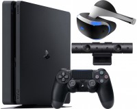 Купить игровая приставка Sony PlayStation 4 Slim 1Tb + VR + Camera  по цене от 30319 грн.