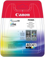 Купить картридж Canon PG-40BK/CL-41 MULTI 0615B043  по цене от 1733 грн.