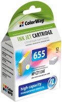 Купить картридж ColorWay CW-H655Y  по цене от 117 грн.
