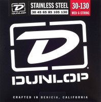 Купить струны Dunlop Stainless Steel 6-String Bass Medium 30-130: цена от 1959 грн.