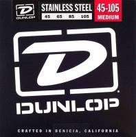 Купить струны Dunlop Stainless Steel Bass Medium 45-105: цена от 1373 грн.