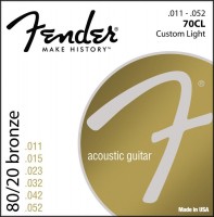 Купить струны Fender 70CL: цена от 440 грн.