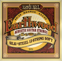 Купить струны Ernie Ball Earthwood 80/20 Bronze Silk 12-String 9-46  по цене от 618 грн.
