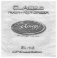 Купить струны Stagg Single Wound Nylon 27  по цене от 33 грн.