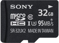 Купить карта памяти Sony microSD UHS-I U3 (microSDHC UHS-I U3 32Gb) по цене от 1799 грн.