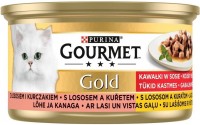 Купить корм для кошек Gourmet Gold Canned Salmon/Chicken 24 pcs: цена от 559 грн.