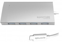 Купить картридер / USB-хаб Promate miniHub-C4  по цене от 319 грн.