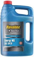Купить моторное масло Texaco Havoline Energy MS 5W-30 4L: цена от 1321 грн.