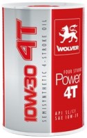 Купить моторное масло Wolver Four Stroke Power 4T 10W-30 1L  по цене от 226 грн.