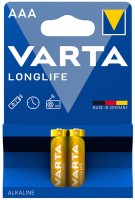 Купить аккумулятор / батарейка Varta Longlife 2xAAA  по цене от 83 грн.