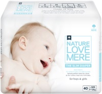 Купить подгузники Nature Love Mere The Slim Diapers L (/ 40 pcs) по цене от 690 грн.