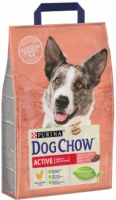 Купить корм для собак Dog Chow Adult Active Chicken 2.5 kg: цена от 330 грн.