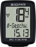 Купить велокомпьютер / спидометр Sigma Sport BC 7.16 ATS  по цене от 3399 грн.