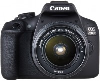 Купить фотоаппарат Canon EOS 2000D kit 18-55  по цене от 14559 грн.