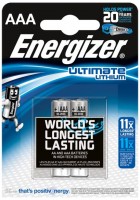 Купить аккумулятор / батарейка Energizer Ultimate 2xAAA  по цене от 299 грн.