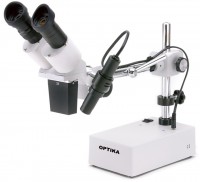 Купить микроскоп Optika ST-50LED 20x Bino Stereo  по цене от 12872 грн.