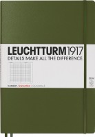 Купить блокнот Leuchtturm1917 Squared Master Slim Green  по цене от 743 грн.